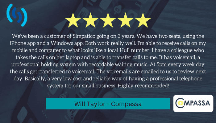 5 Star Review from local business – Compassa