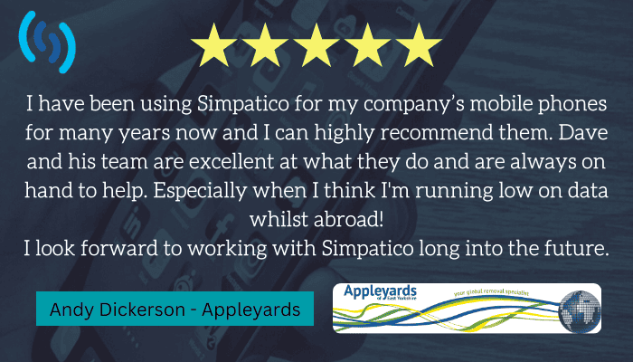 5-Star Review from Appleyards Removals