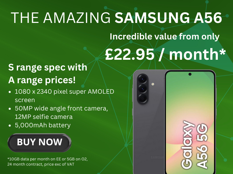 Samsung A56 banner