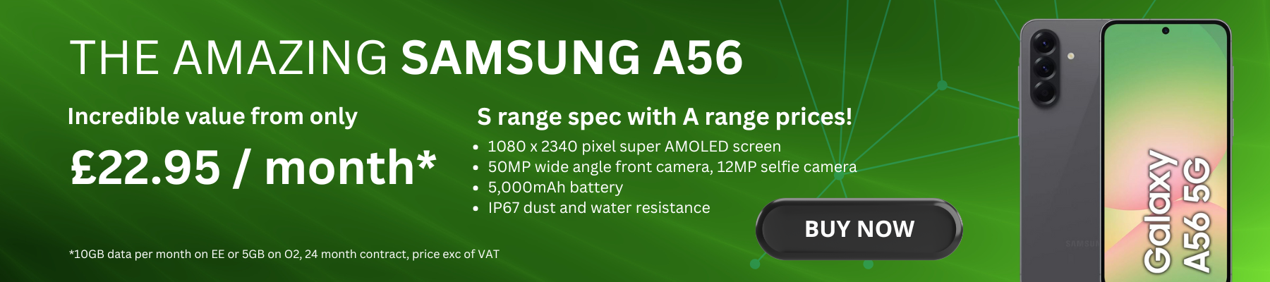 Samsung A56 banner
