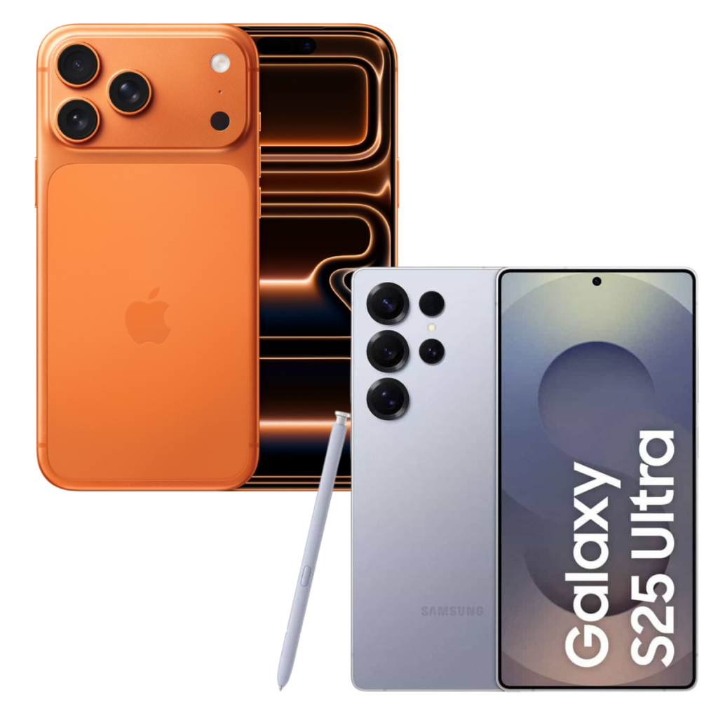 iPhone 17 Pro Max and Samsung Galaxy S25